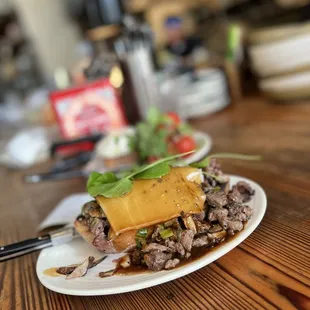 Bruschetta Of Wood Roasted Dry Aged Steak Trimmings