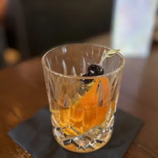 Basil Hayden Old Fashioned with Mole Bitters...my fav!!