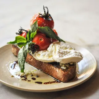Wood Roasted Vine Tomatoes & Burrata