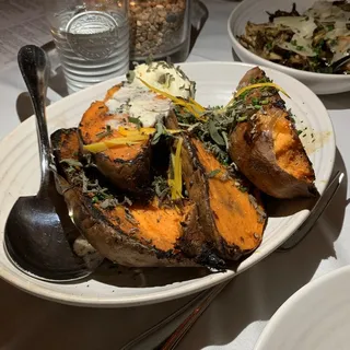 Coal Roasted Sweet Potatoes