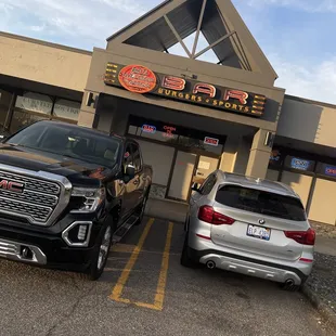 Outside front entrance