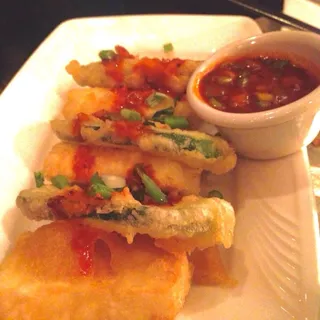 Fried Zucchini and Tofu