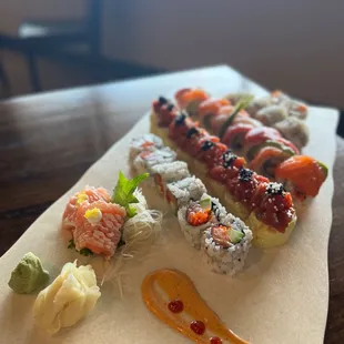 I'm not a sushi person but this was the best sushi I've ever had. The flavor was beyond my experience. Definitely worth it.