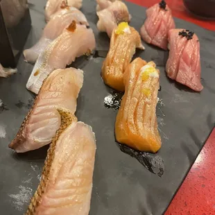 sushi, food, sashimi, sushi and sashimi