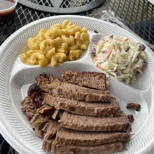 Sliced Brisket Dinner Plates with 2 Sides