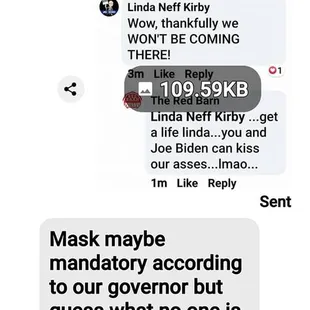 a text message from a driver