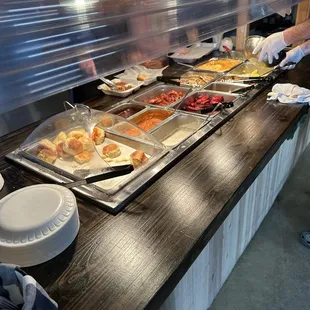 Breakfast buffet