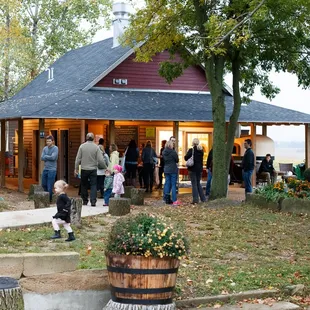 The "kitchen", bathrooms, and place that you order.