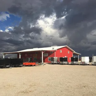 Beautiful morning here at Red Barn.