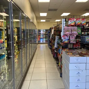 a grocery store aisle