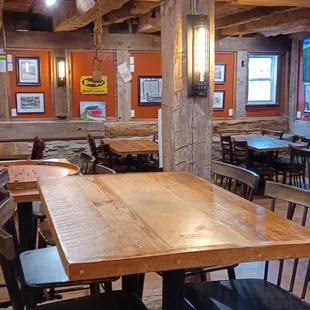 the interior of a restaurant