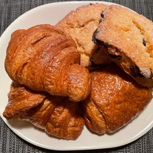 Croissants and scones
