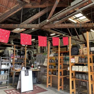 Entryway at their roastery