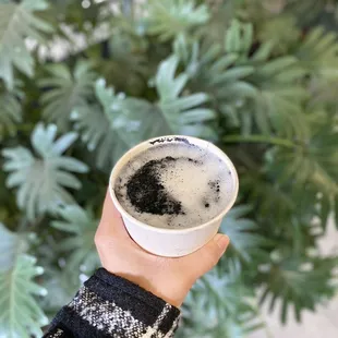 Charcoal Vanilla Latte