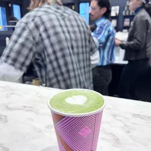 Matcha Latte! Yum!