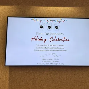 San Francisco Business Community Celebrating First Responders!