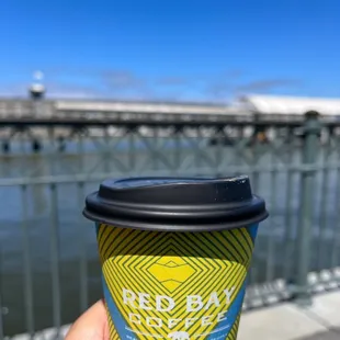 Lavender honey cappuccino