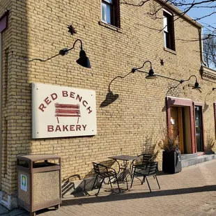 the outside of the building