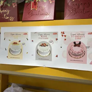 Their cakes are delicious