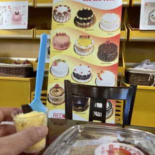 Cake in a shot glass $1.00