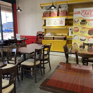 Interior seating area