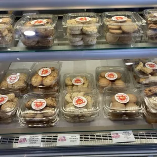 Cookies came in small and big boxes