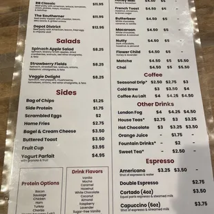 menu, sushi and sashimi