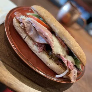 Italian Sparrow (warmed) is a great sandwich with lots of flavor...small spicy kick at the end.
