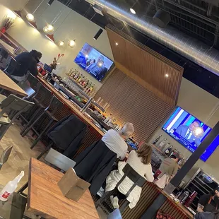 Full bar with any game you want to watch!