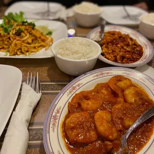 Braised Tofu With Shrimp