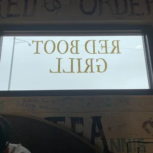 The front window