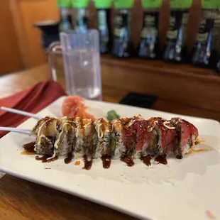 Jumbo sushi roll
