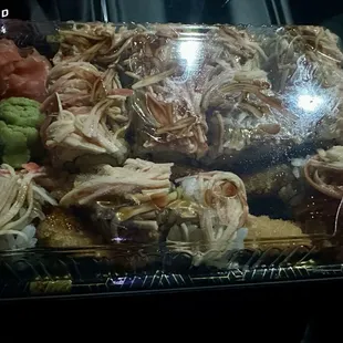 2 - sushi monster rolls $30