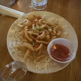 Thai Herbal Calamari