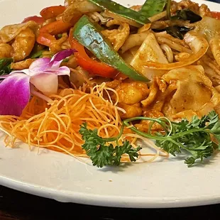 Drunken noodles