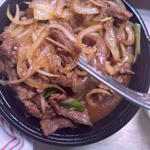 I've had bad Chinese food with questionable looking meat but this one really takes the cake. ZERO OUT OF TEN