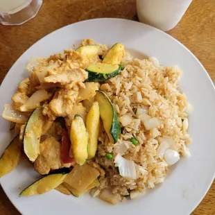 Red thai curry chicken