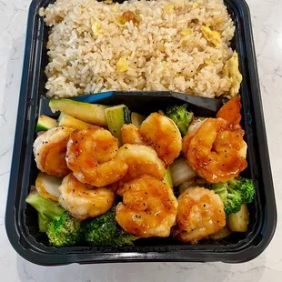 Shrimp Hibachi lunch
