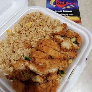 Chicken Katsu Shrimp Tempura