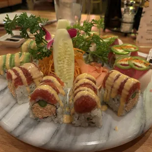 food, sushi, sushi and sashimi, sashimi