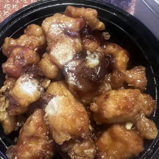 Disgusting General TsoS Chicken   Straight to the trash