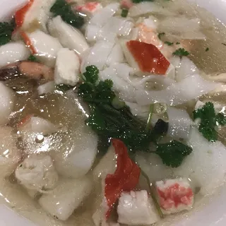 8. Seafood Rice Stick Soup