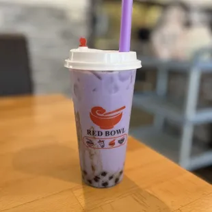 Taro bubble tea