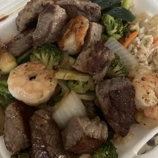 Steak Japanese Cuisine Hibachi with Shrimp