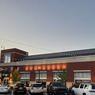 outside