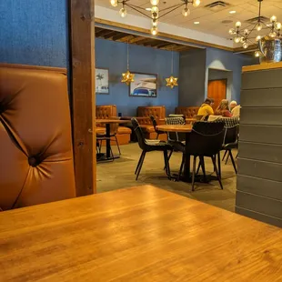 Inside the restaurant