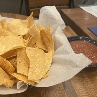 Fresh chips and salsa