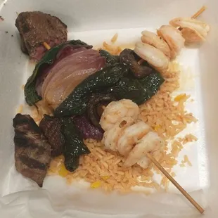 Surf and turf kabobs