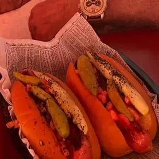 food, hot dogs, sandwich, hot dog