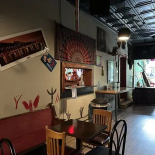 the interior of a restaurant